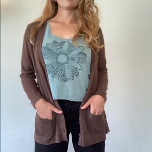 J Jill Brown Cardigan